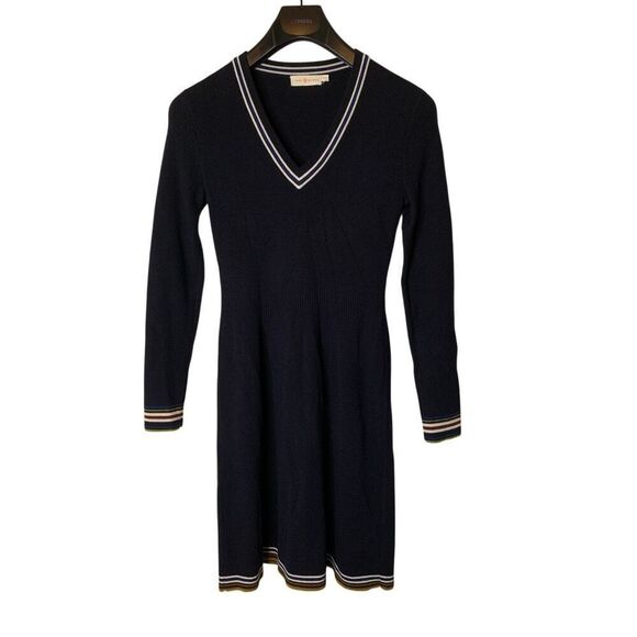 Tory Burch Merino Wool Sweater Dress women's size XS - Picture 2 of 5